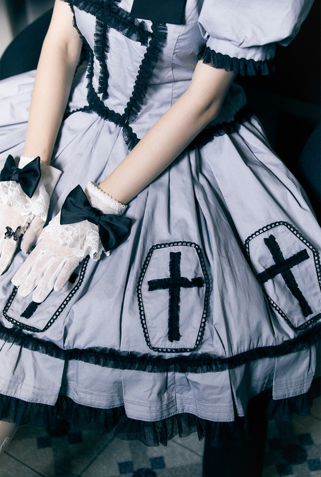 (Buyforme)Confession Balloon~Halloween Cross Lolita OP Dress 20580:284664