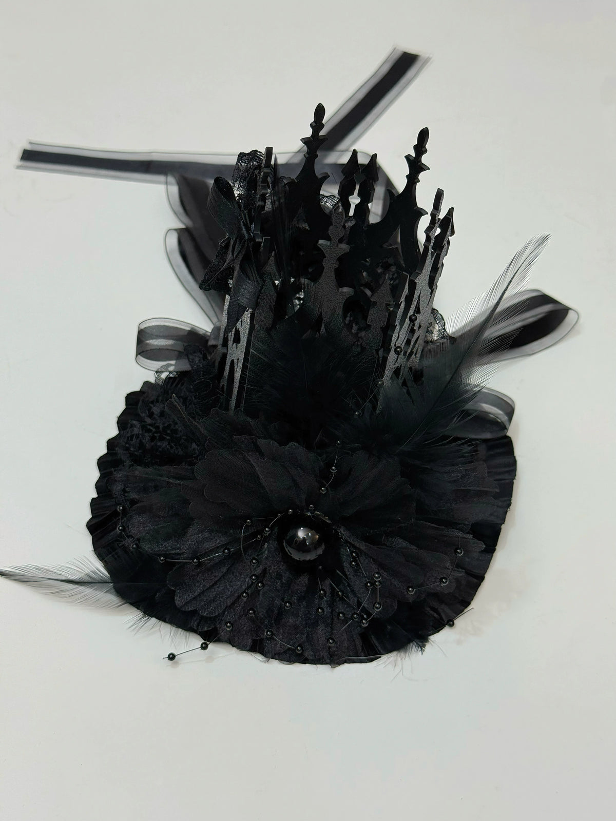 Silent Spire - Gothic Lolita Cathedral Print JSK & OP Dress Set, Side Pockets (L M S XL) 45921:868144