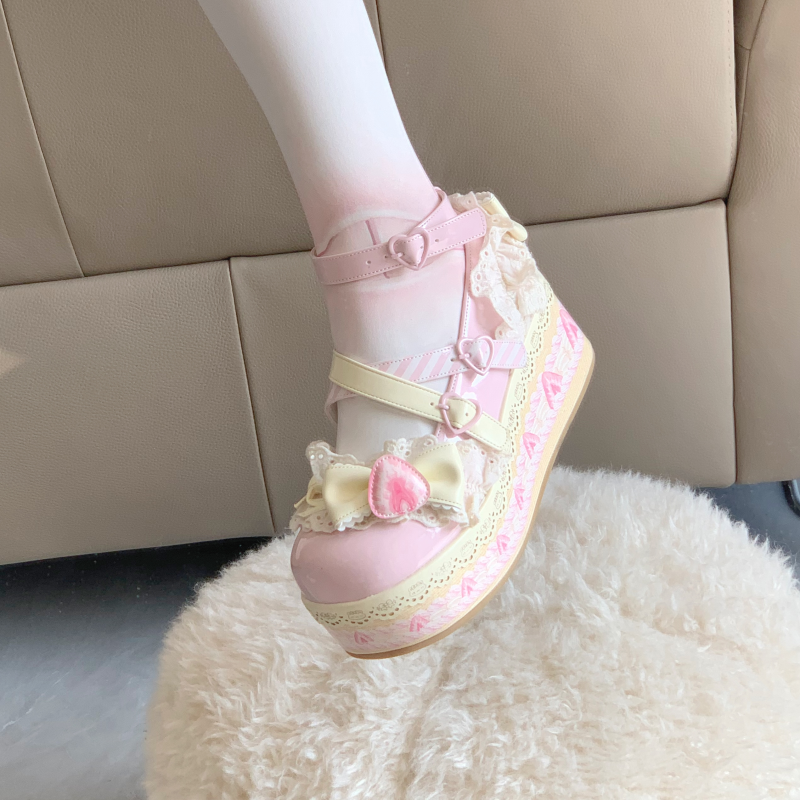 Aimee~Sweet Lolita Shoes High Platform Lolita Shoes 40994:683082