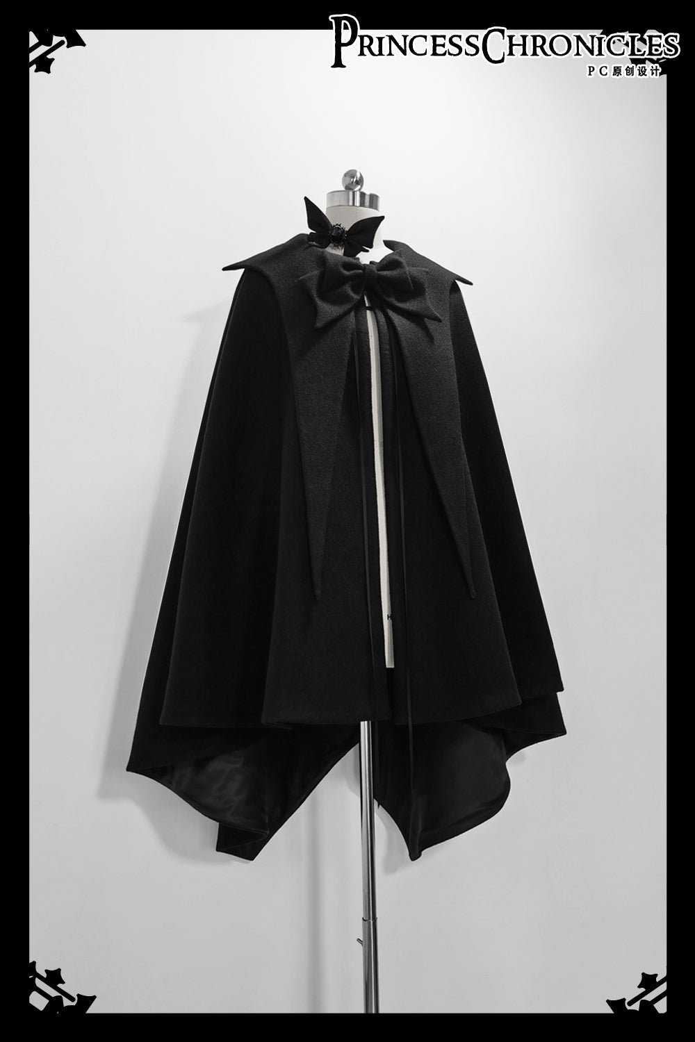 Princess Chronicles~Ouji Lolita Prince Black Bow Cloak S cloak 