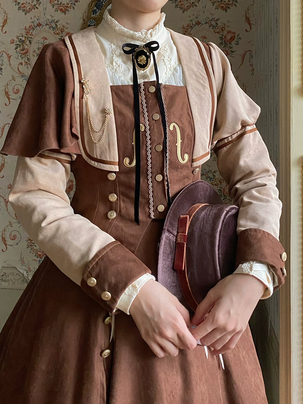 (BFM)Miss Point~ Elegant Lolita Coat~Golden Movement Customized Short Coat 32246:378202