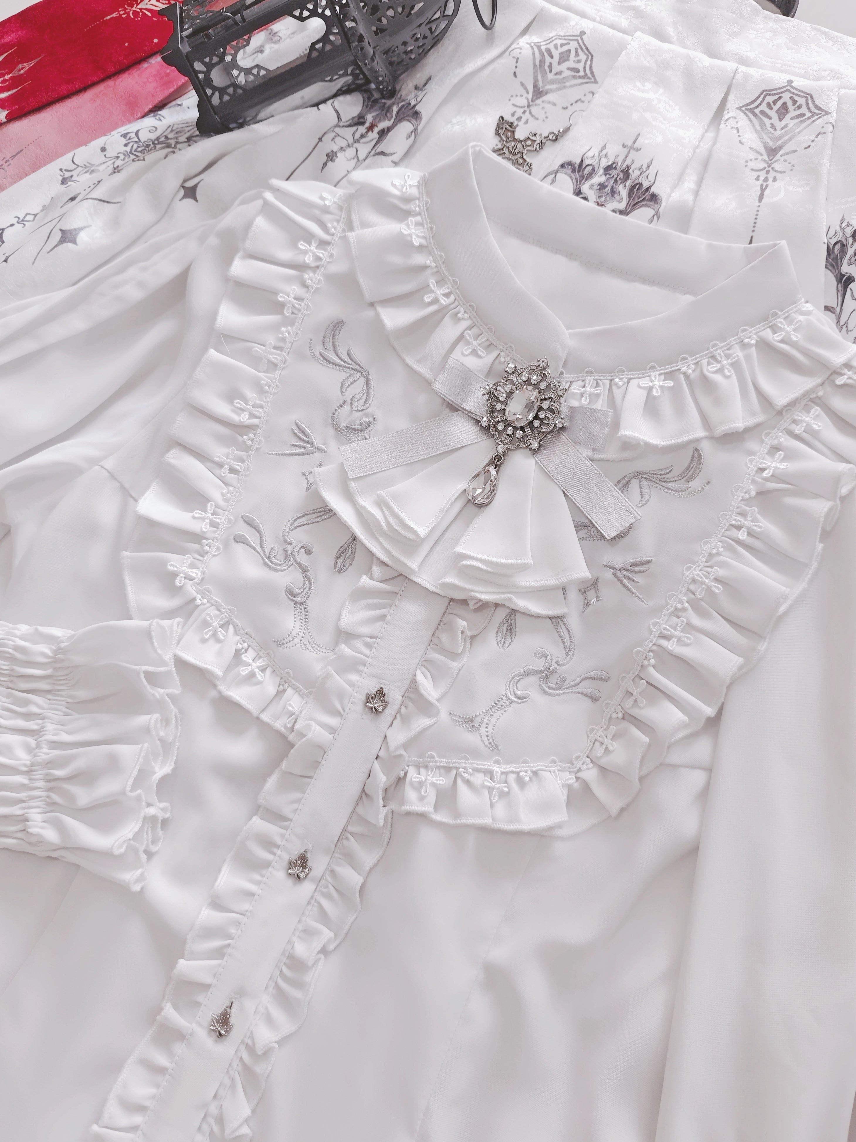 Luoluan Lolita - Fallen Angel - Printed Gothic Lolita Skirt Outfit (2XL L M S XL) 43909:788853