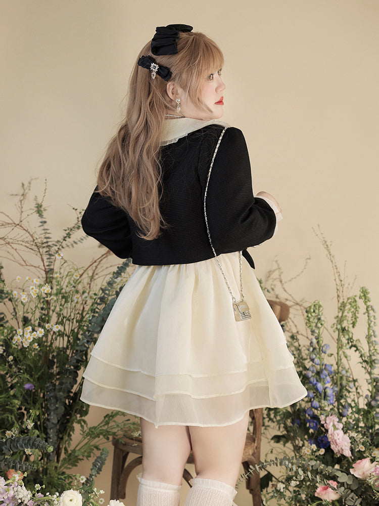 HardCandy~Plus Size Lolita Elegant Puffy Skirt Suit   