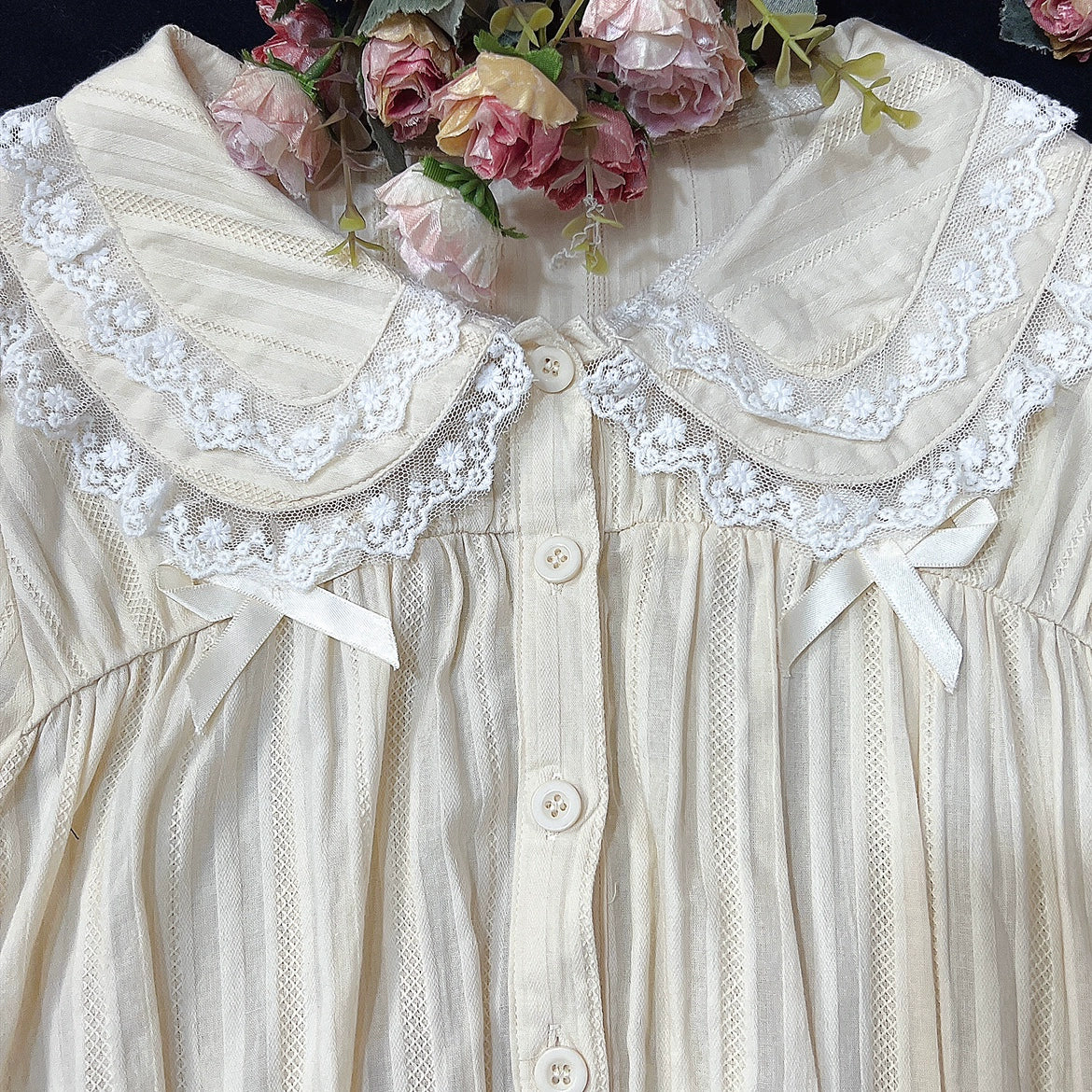 DMFS Lolita - Sweet Lolita Shirt Doll Collar Blouse High-waisted 39490:620650