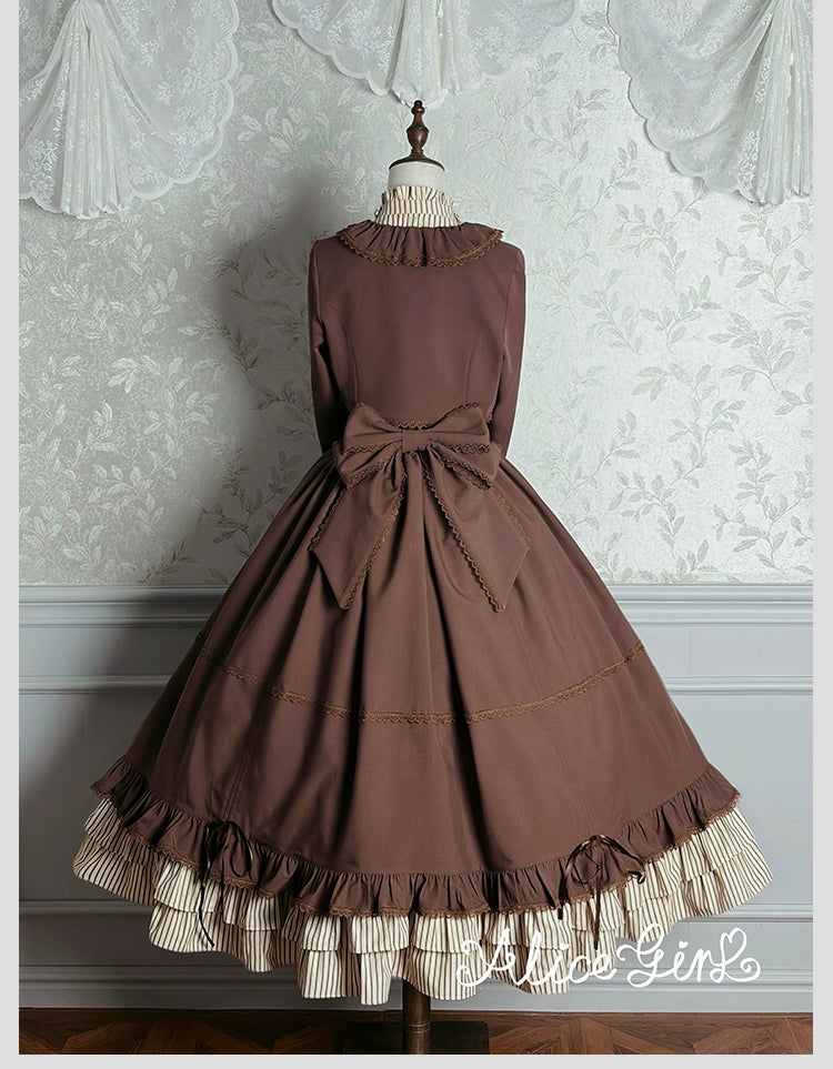 Alice Girl - Duke of Victoria - Classic Lolita SK & Overskirt Set 44092:794885