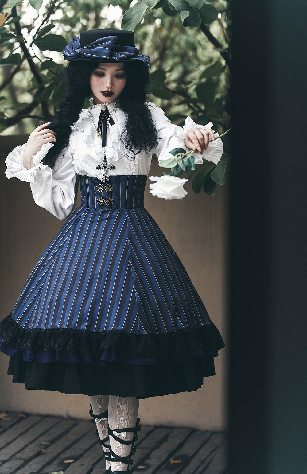 Miss Point - Custom-Made Lolita Elegant Stand Collar Lolita Shirt