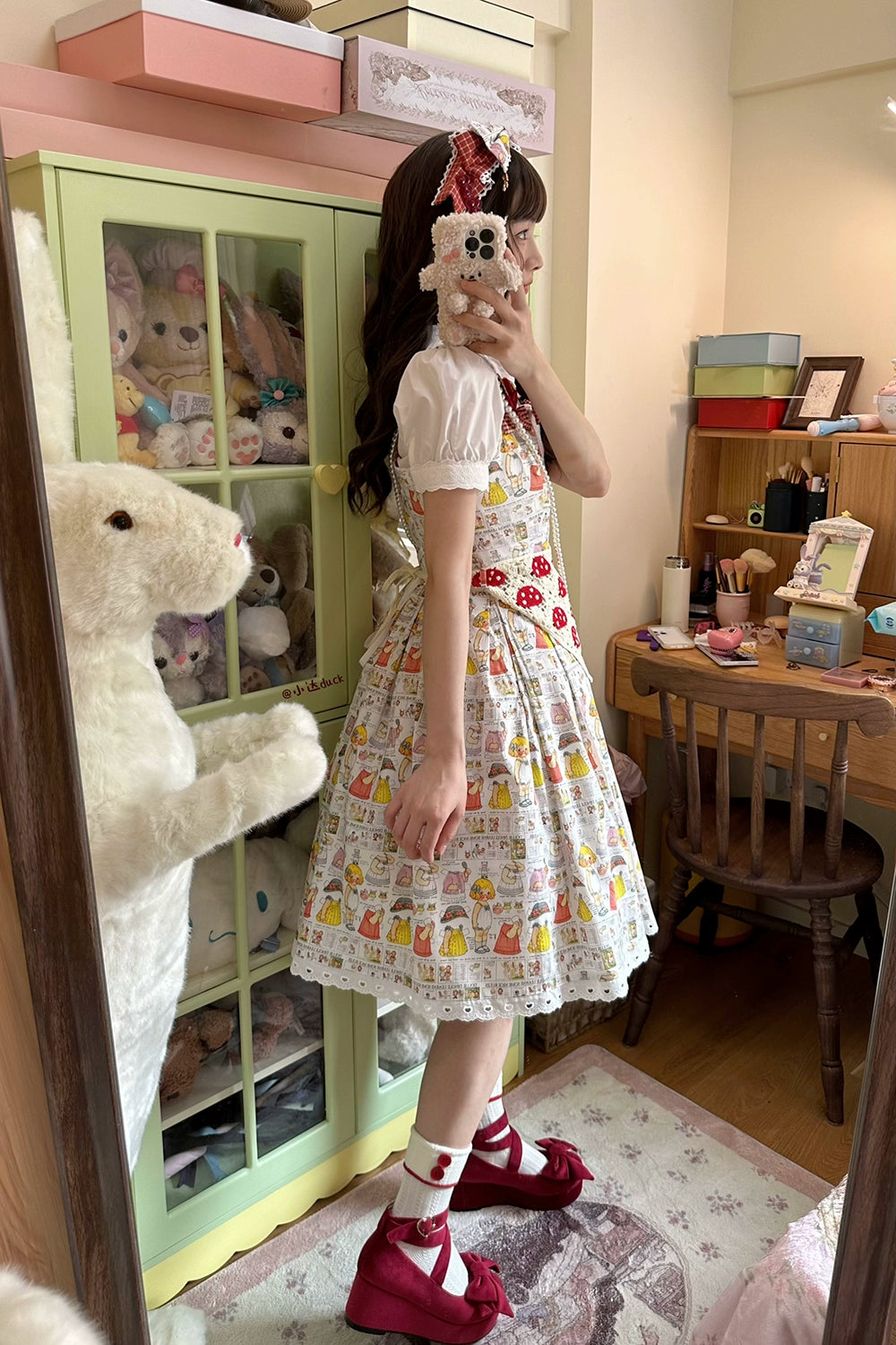 Miss Cube~Dress Up Dolls~Summer Kawaii Lolita JSK Dress Customized Size