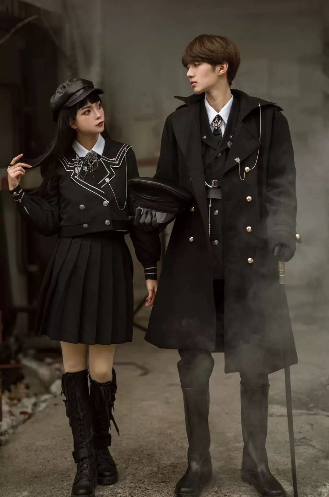 YourHighness~Military Lolita Uniform Autumn Winter Male Coat