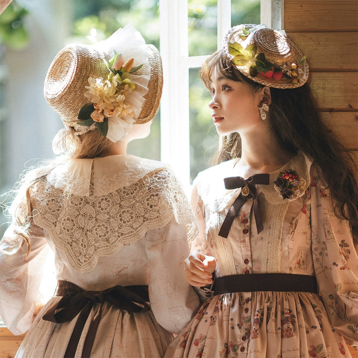(Buyforme)Miss Point~ Forest Lolita Small Straw Hat Clip KC Accessory 29484:342866