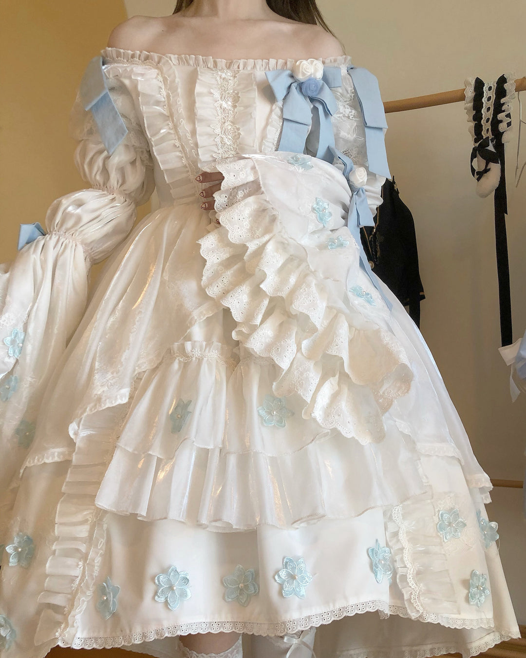 Fishing Boss~Winter Tinglan~Exquisite Lolita Princess Dress   