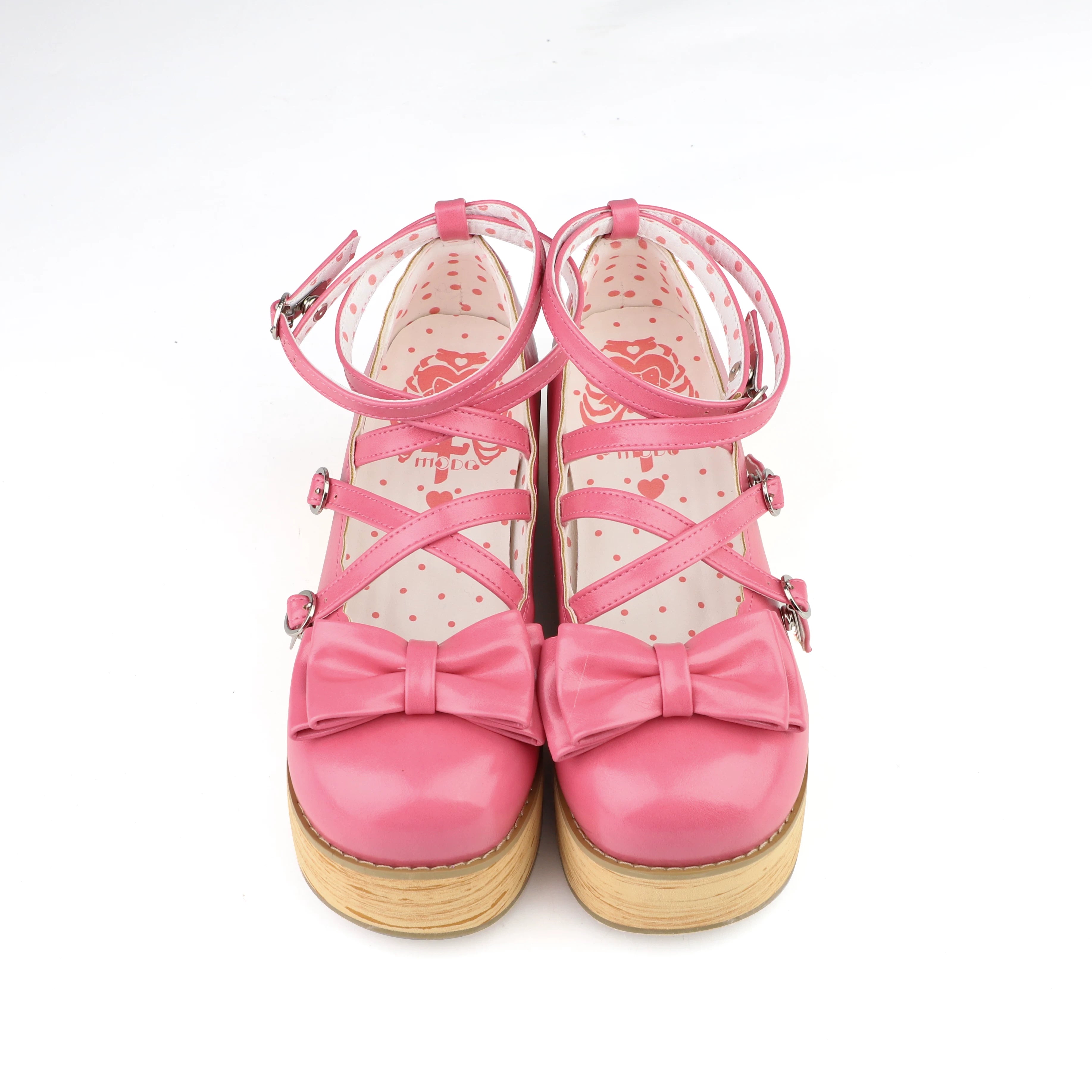Puff Tata - Sweet Lolita Platform Shoes, Adjustable Straps (34 35 36 37 38 39 40 41) 44805:822566