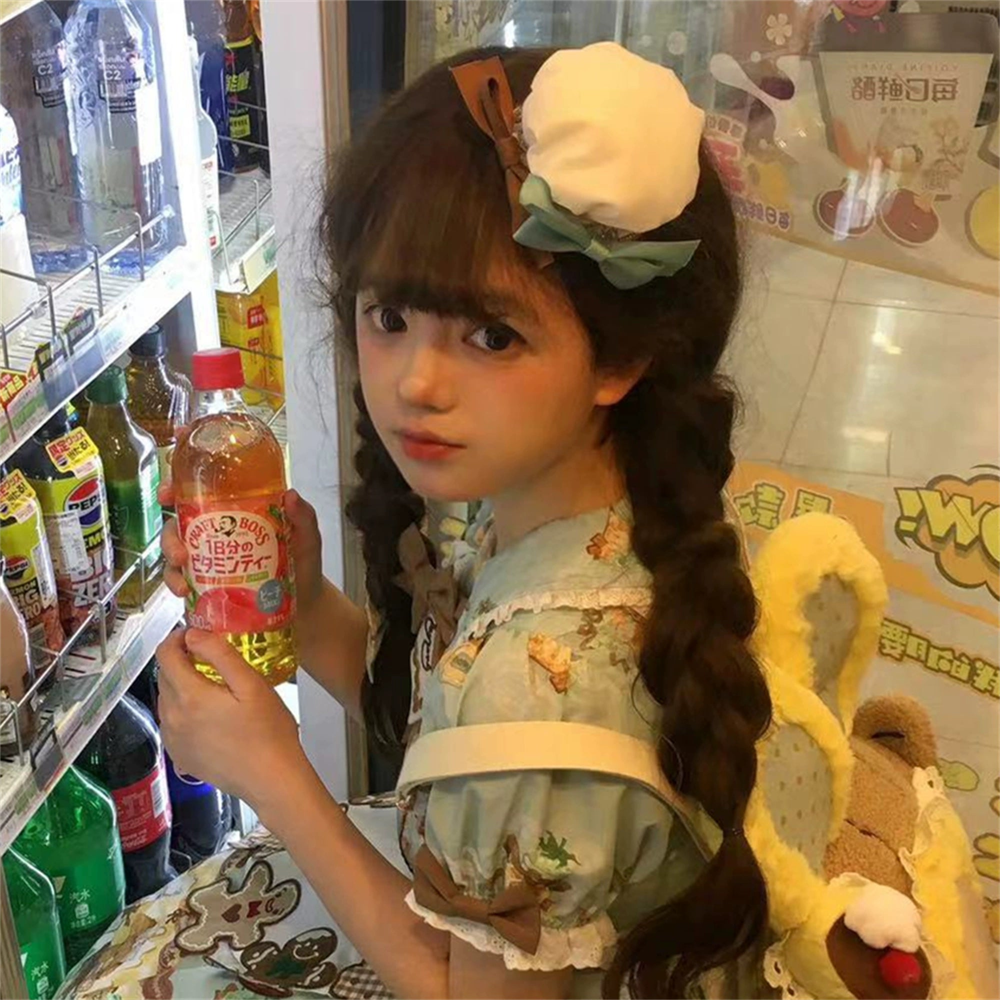 Babyblue~Bear Honey~Sweet Lolita Accessory Gingerbread Man Design 40364:660822