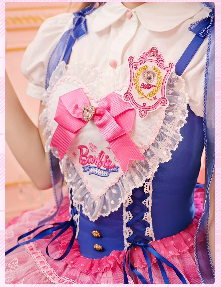Silky Ballet - Cotton Sweet Lolita Blouse and Two-Size Crown Set 45915:867698