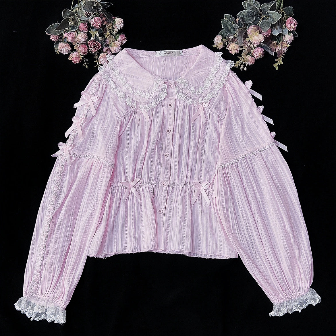 DMFS Lolita - Sweet Lolita Shirt Doll Collar Blouse High-waisted (L M S XL) 39490:620656