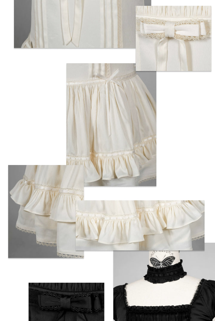 Kuroya~Dreamcatcher~Twin Lolita OP Set Bunny & Kitty Inspired Dress Suit 42987:760869