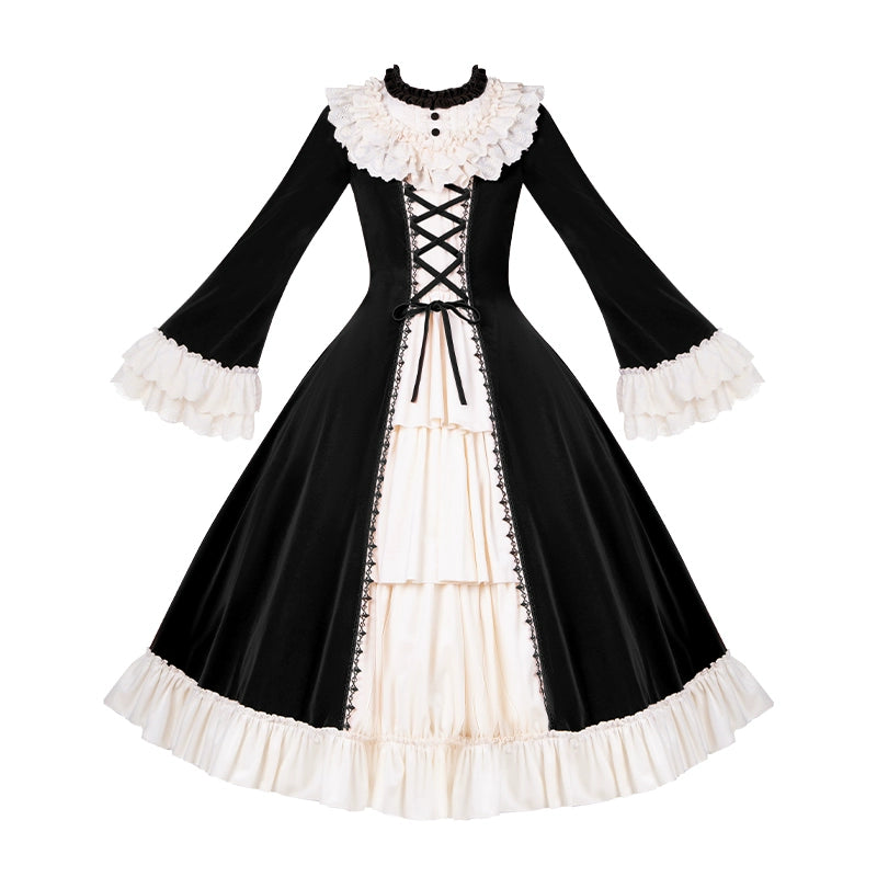 The Nutcracker - Winter Classic Lolita OP Dress, Front Opening (L M S) 44385:806430