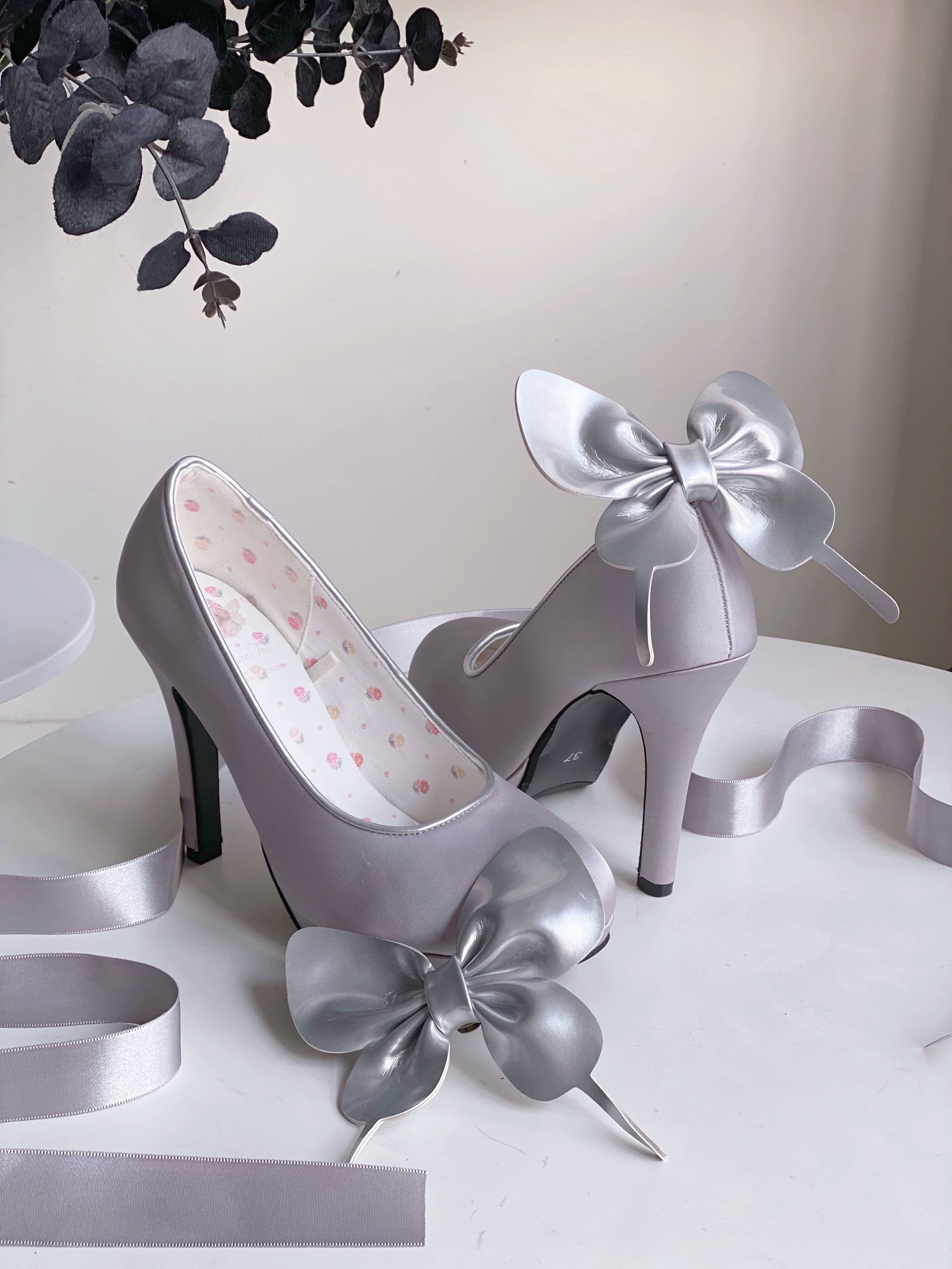Pure Tea For Dream~Butterfly Specimen~Ballet Style Lolita Shoes Elegant Platform Lolita Heels 40134:650362