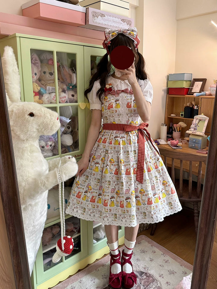 Miss Cube~Dress Up Dolls~Summer Kawaii Lolita JSK Dress Customized Size