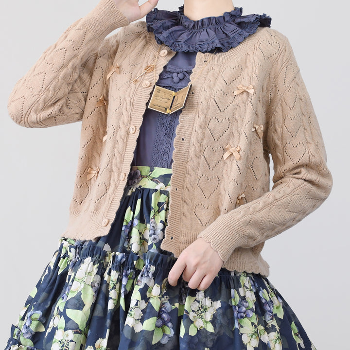 (BuyForMe) MIST~Hollow Out Long Sleeve Lolita Cardigan Multicolors