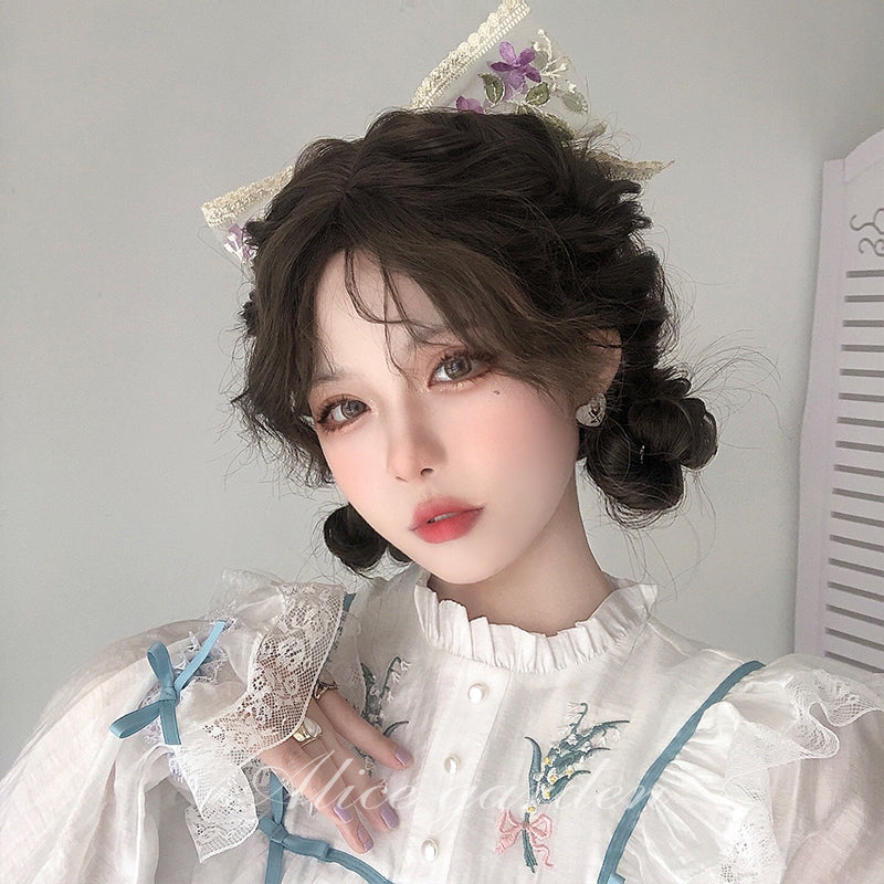 Alicegarden - Daily Lolita Long Curly Brown Wig