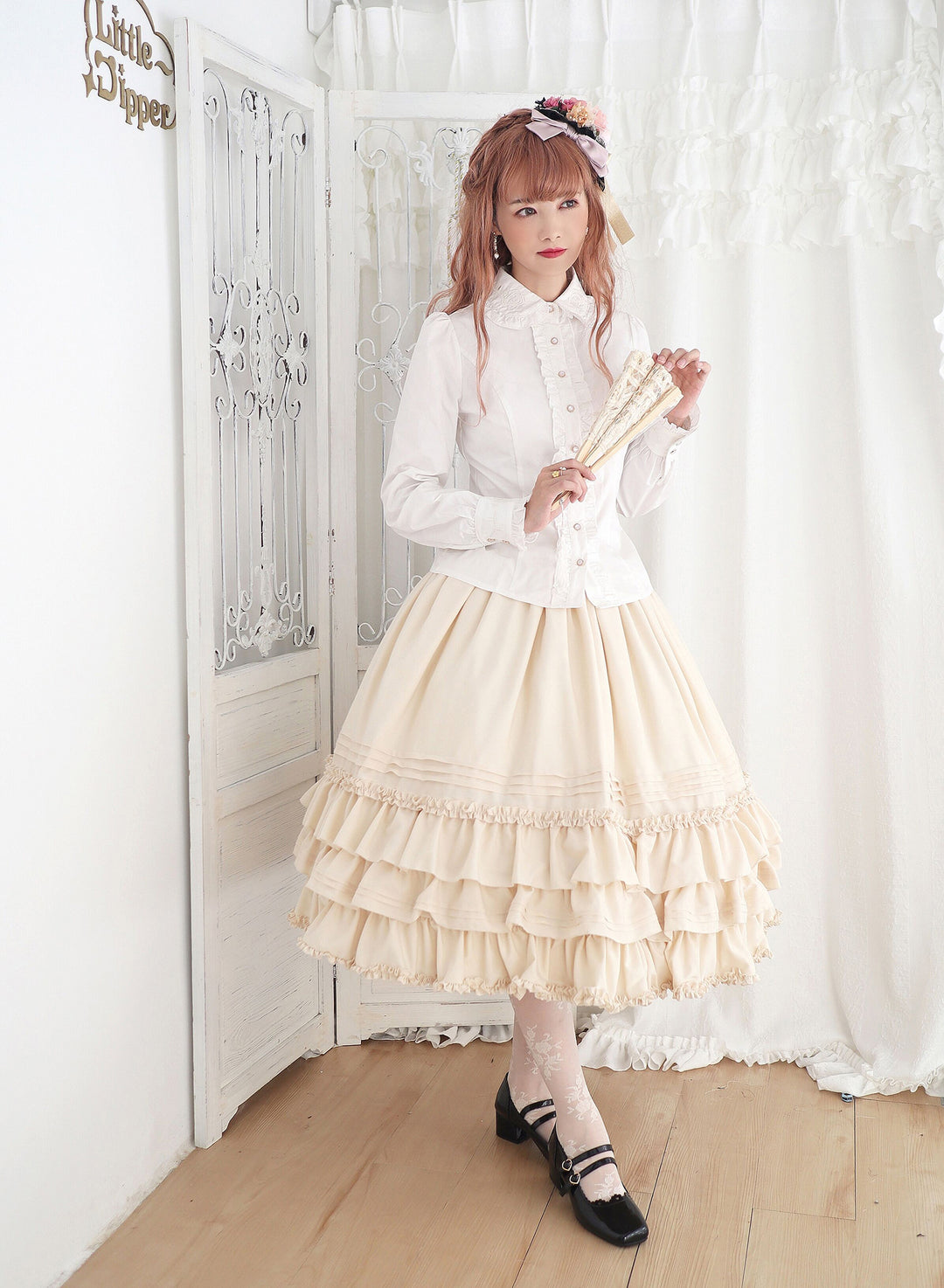 Little Dipper~Rose~Elegant Lolita Doll Collar Blouse   