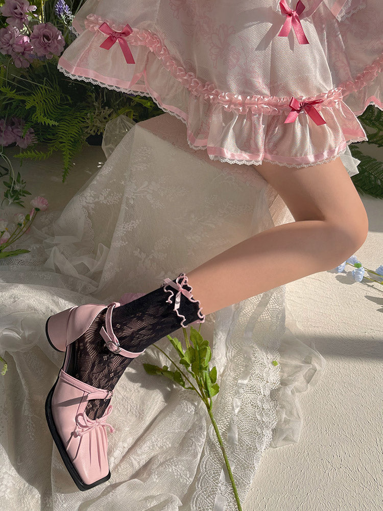 WAGUIR - Kawaii Lolita Thin Lace Socks