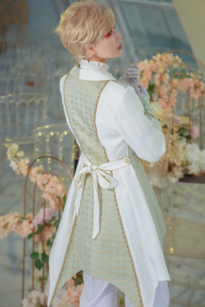 Immortal Thorn~Ouji Lolita Princes Long Retro Coat   