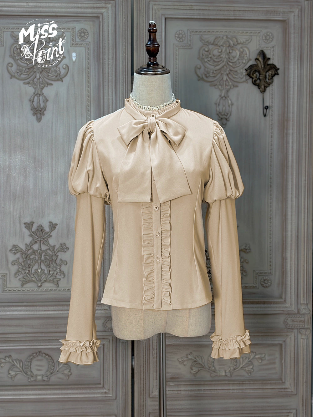Miss Point - Classical Chocolate - Classic Lolita Blouse Customized Reteo Lolita Shirt