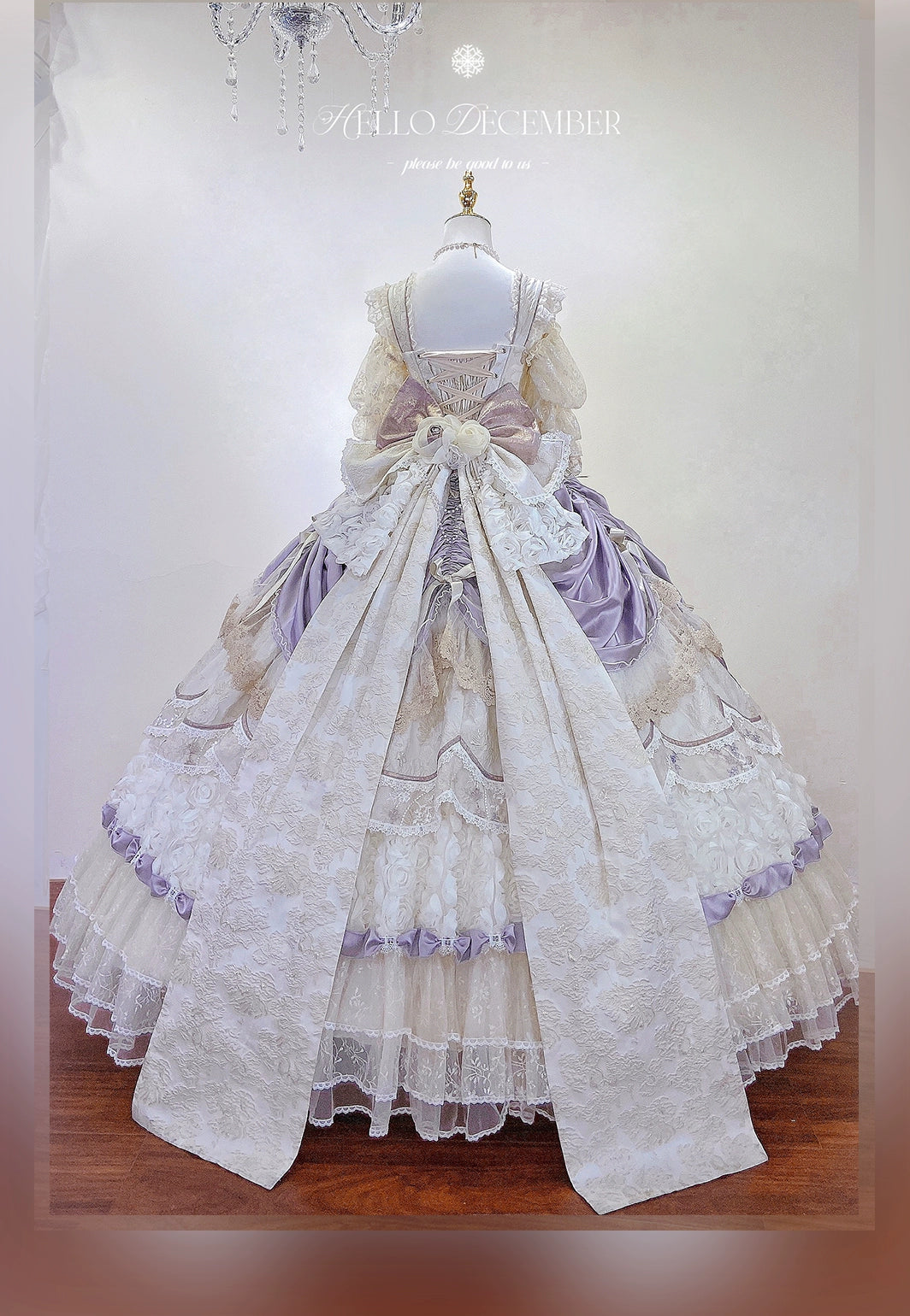 MieYe~Star Moon Praise~Weddiing Lolita Dress Bridal Princess Dress   