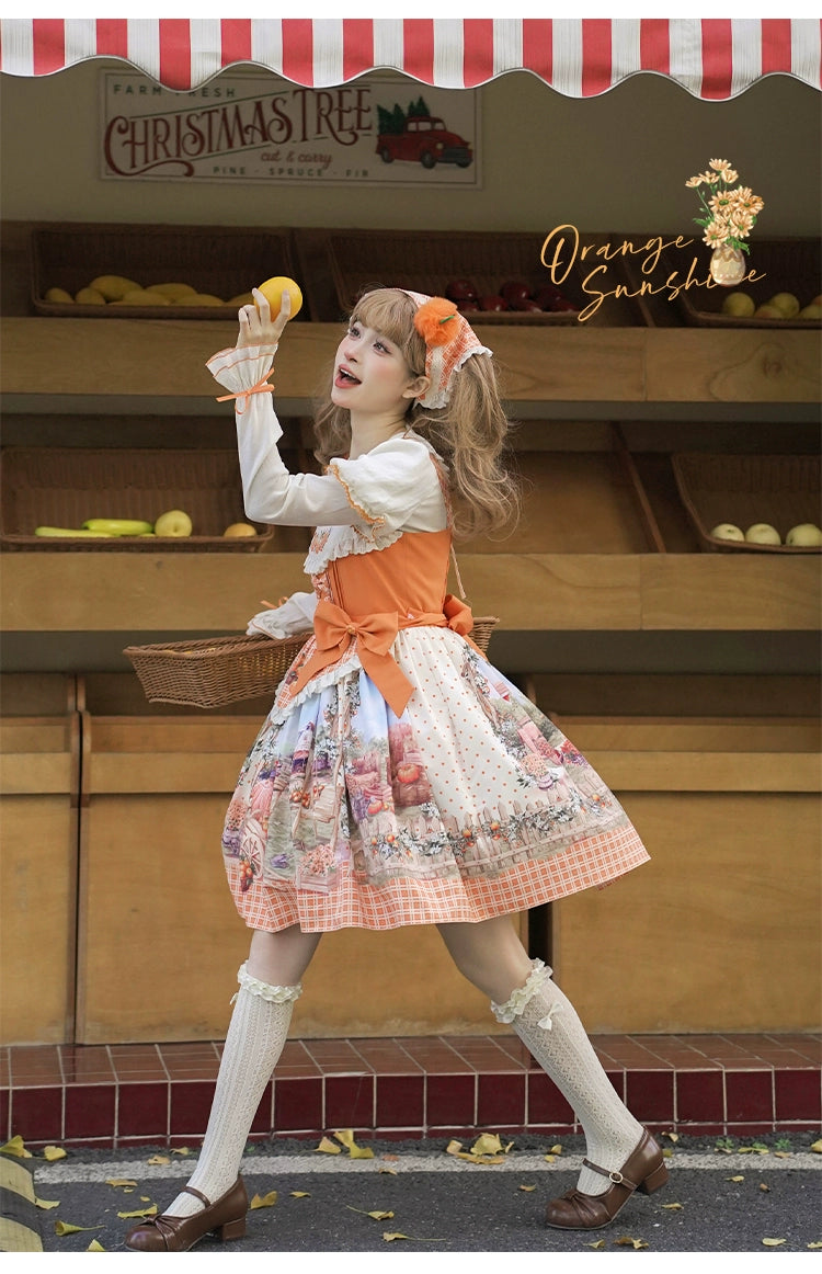 Dress Country Orange JSK – Lolita 42Lolita
