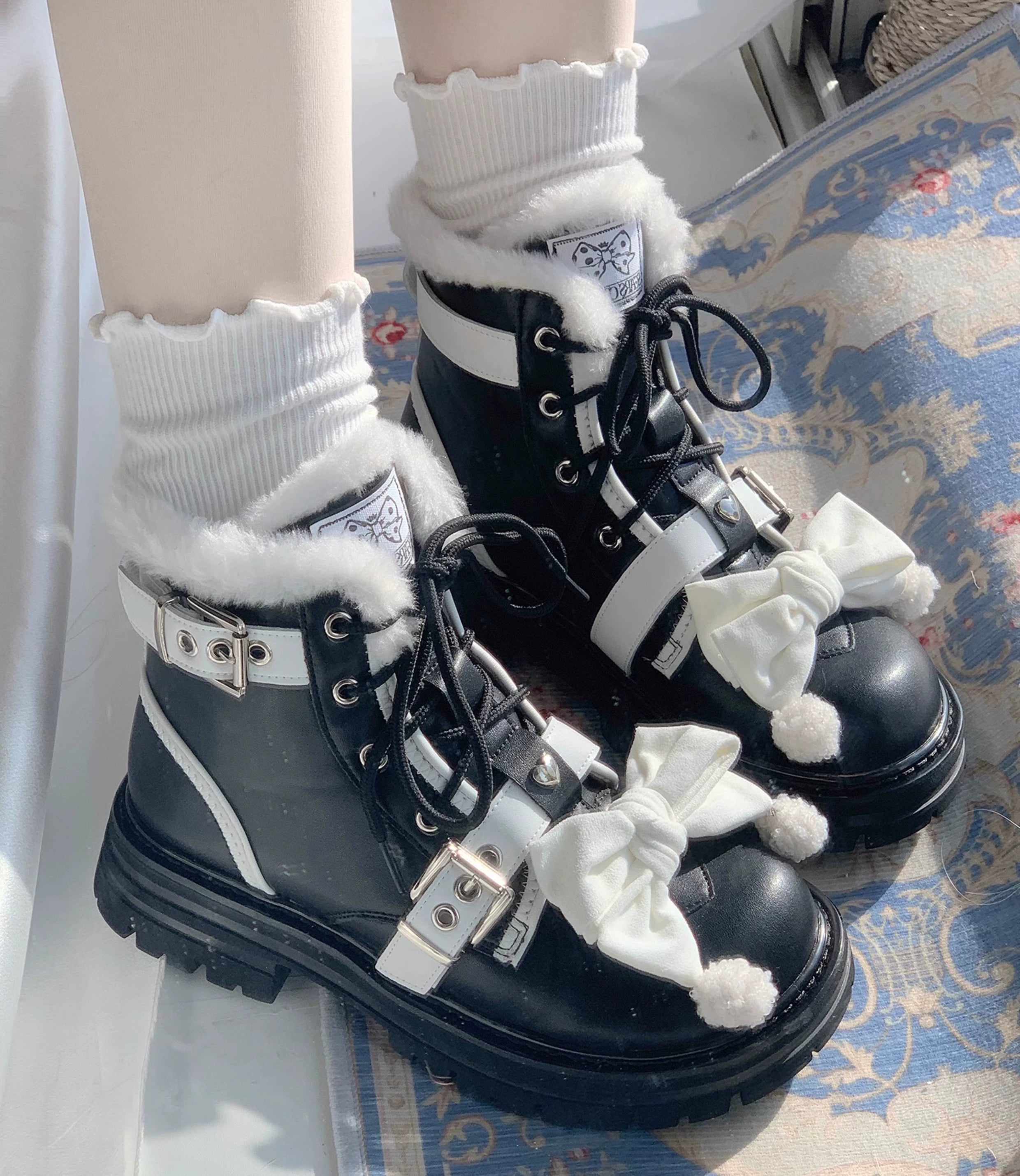 StarsCrwon - Sweet Lolita Shoes Winter Lolita Martin Boots
