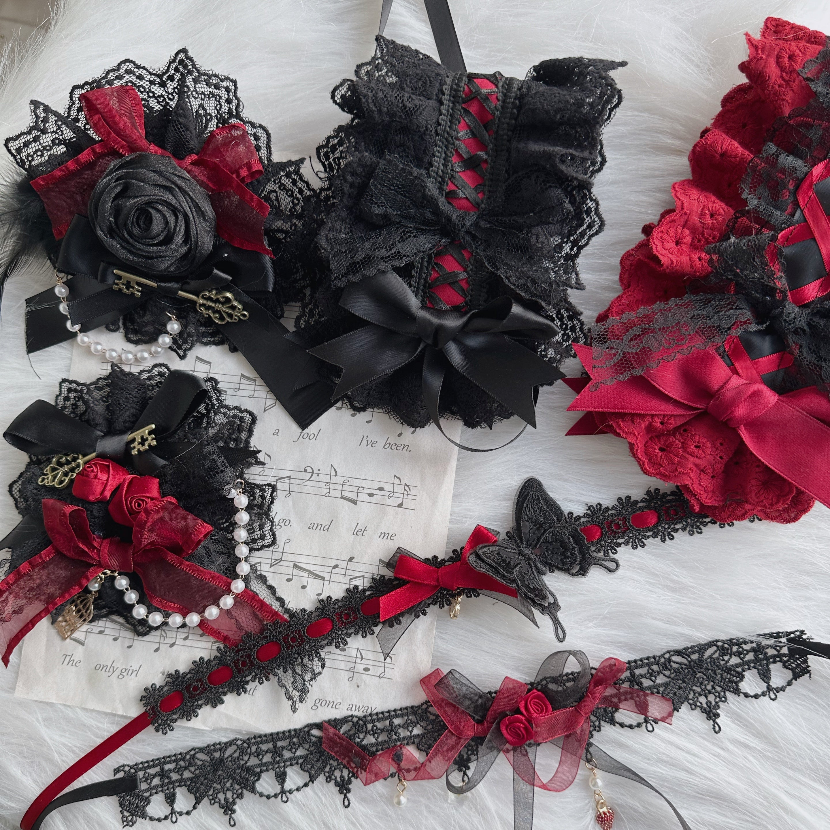 Chestnut Lolita - Gothic Lolita accessory Handmade Hairband
