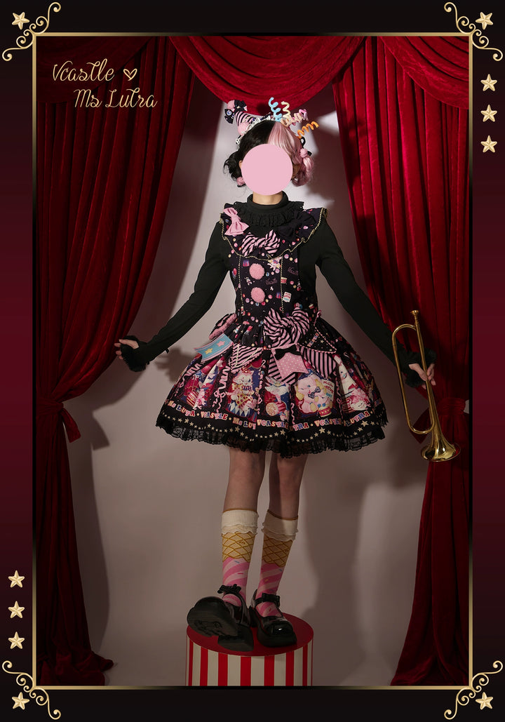 Vcastle~IP Collab Sweet Lolita Salopette and SK