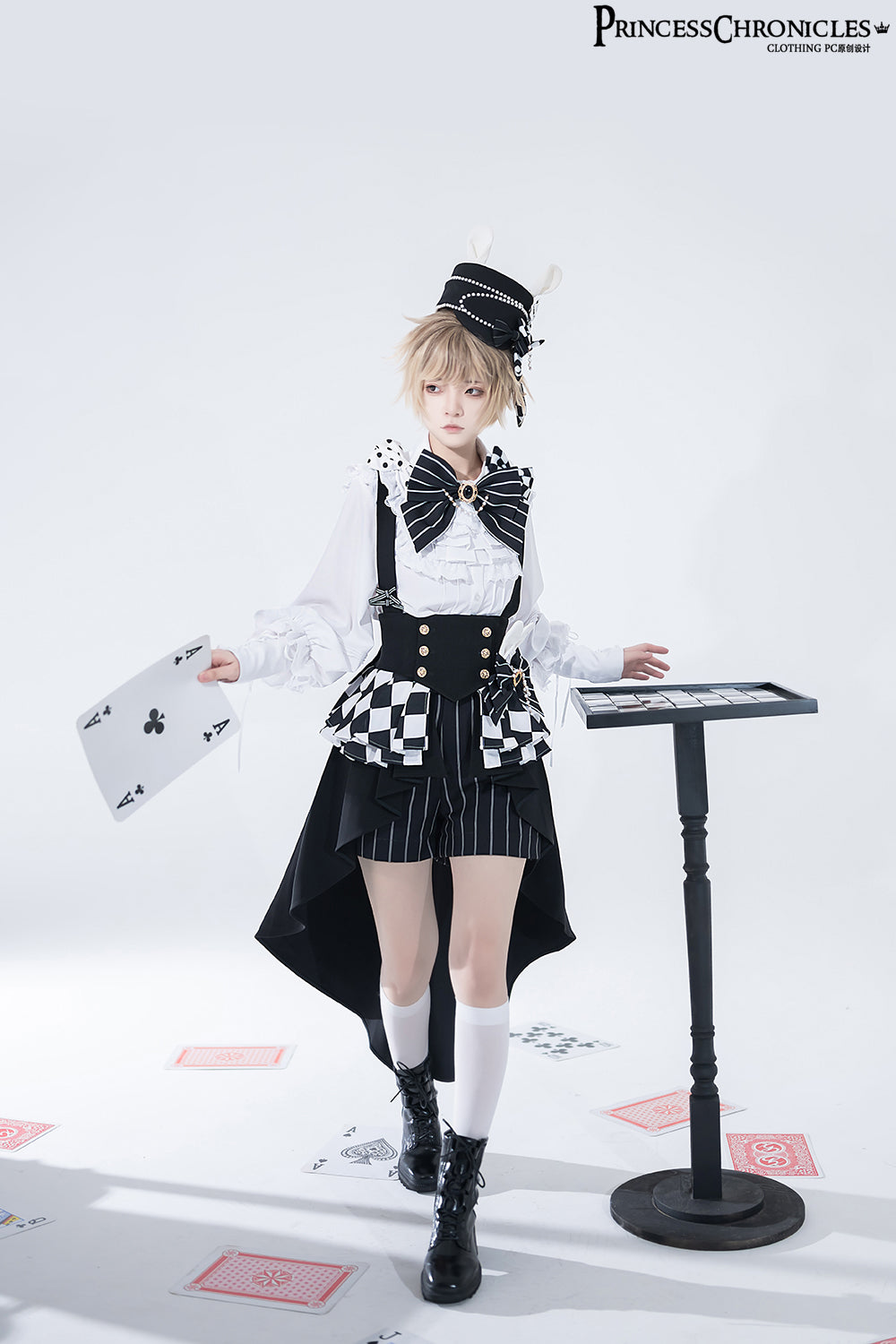 (Buyforme)Princess Chronicles~Rabbit Theater Chessboard Lolita Prince Set   