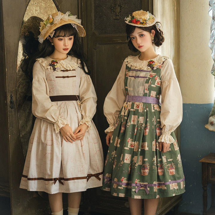 (Buyforme)Miss Point~ Forest Lolita Small Straw Hat Clip KC Accessory 29484:342824