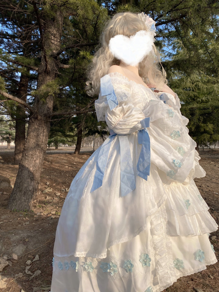 Fishing Boss~Winter Tinglan~Exquisite Lolita Princess Dress   