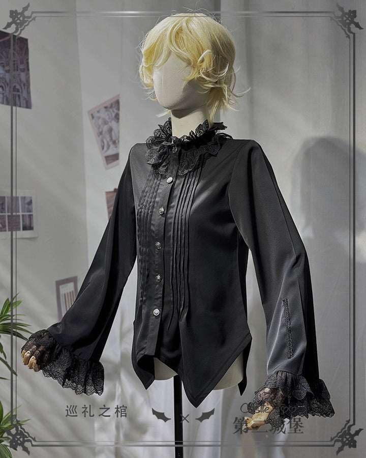 CastleToo~Coffin of Pilgrimage~Ouji Lolita Shorts Suits Prince Male Lolita Shirt 39860:638554