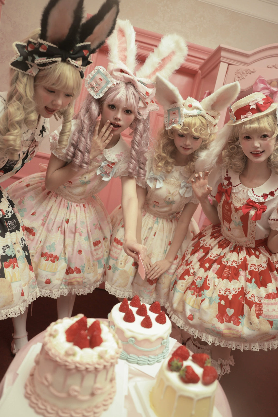 Dark Star Island~Honey Bunny Cake~Sweet Lolita JSK/OP/Strap SK/Shirt 39864:638732