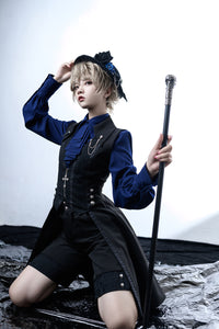 ZJstory~14-line Poem Set~Classic Lolita Separate Dress Set Tiered Ruffles Skirt
