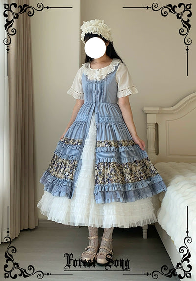 Forest Song~Daily Lolita Petticoat Lace Long Petticoat   