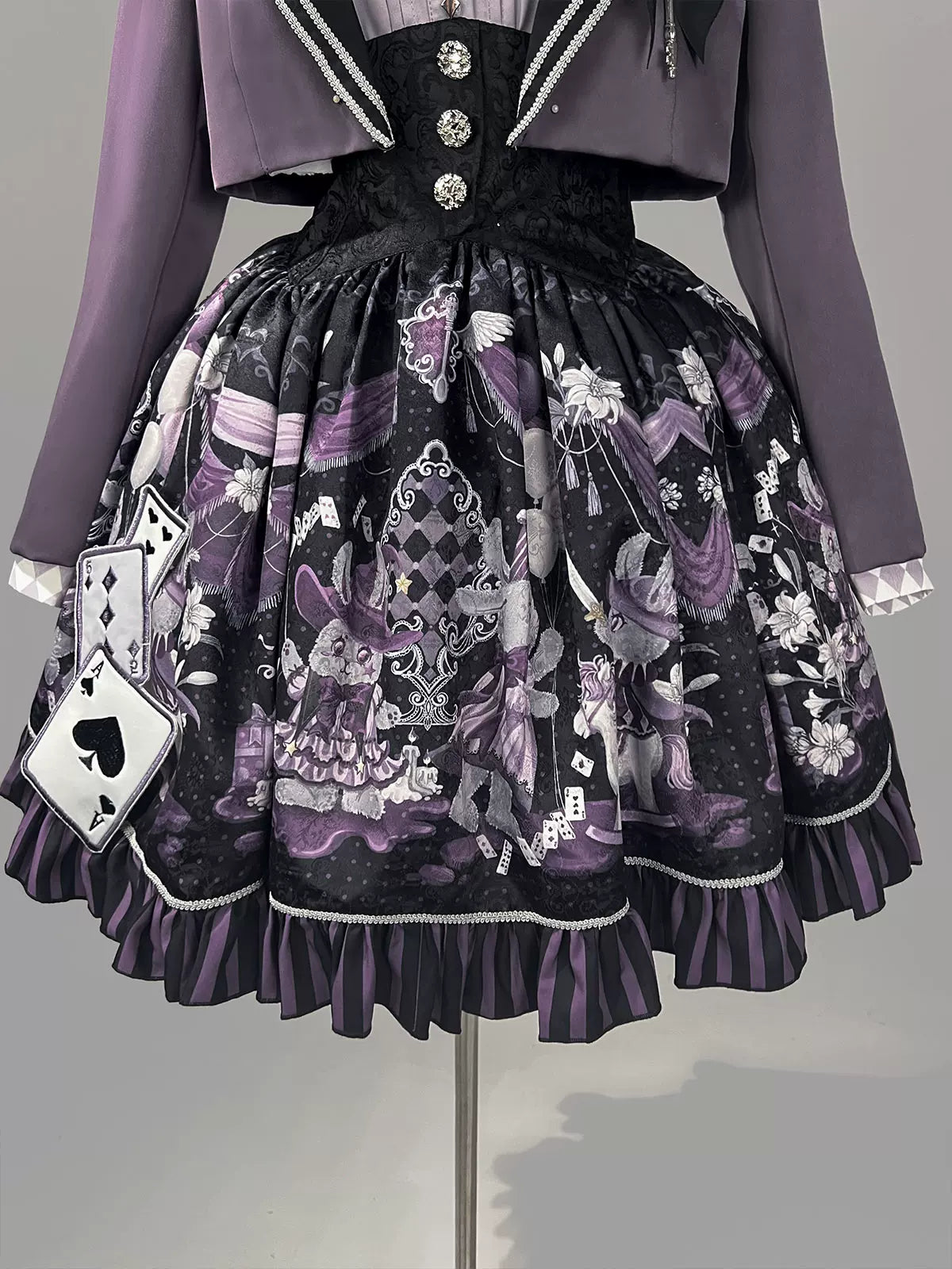 Magic Troupe - Gothic Lolita Outfit, Bunny Printed Skirt 44531:811887