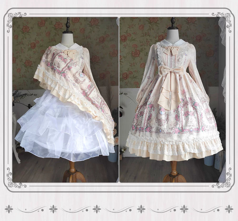 Puffy Lolita Hoop Petticoat, Adjustable Length & Volume