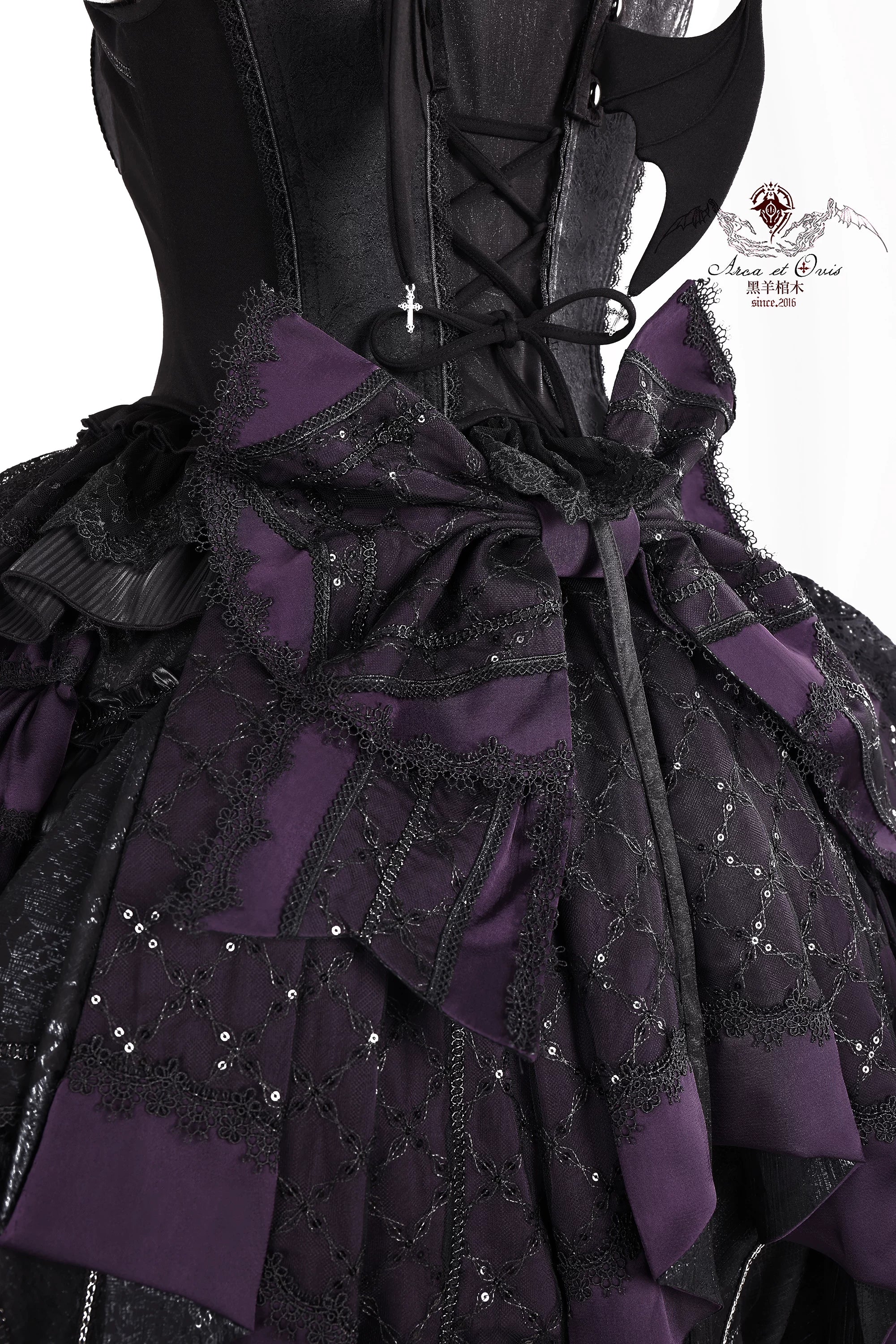 Holic - Gothic Lolita Adjustable Length Trailing, Wide Brim BNT 44886:824841