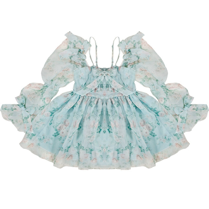 Rouroudream~Plus Size Lolita Princess Dress Mint Puff Sleeve (XL XXL XXXL) 38404:586118