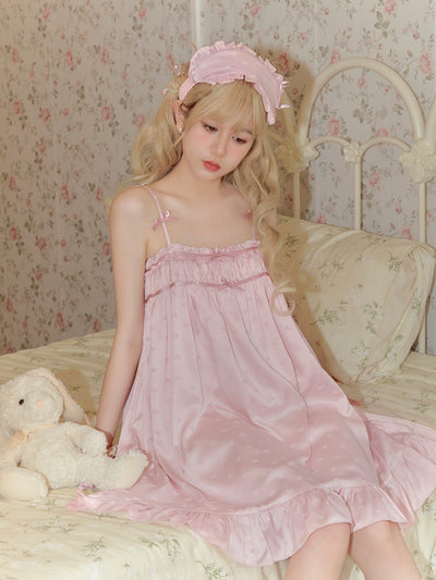Tan Tuan~Kawaii Lolita Loose Night Dress S rose pink 