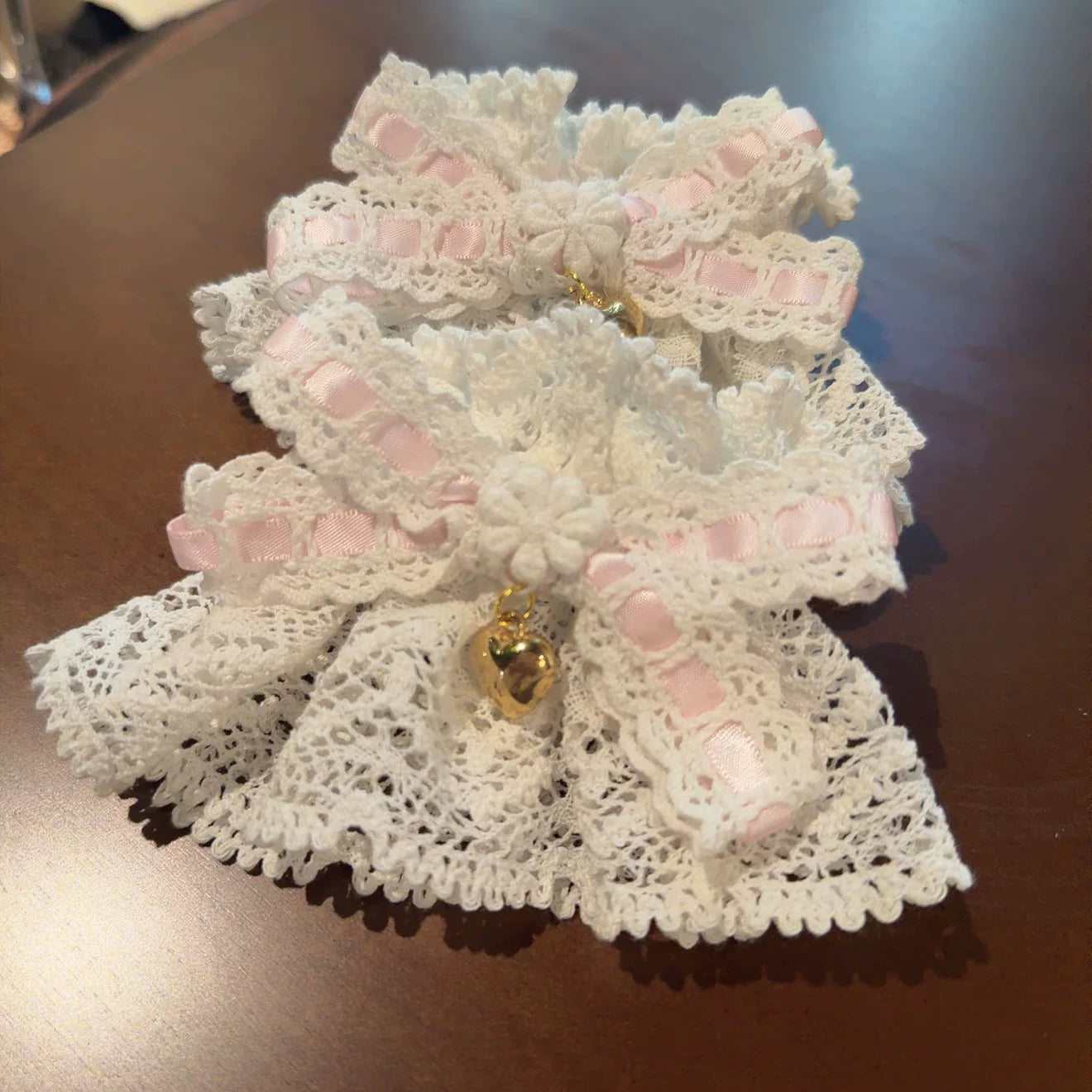 Creamy Sweet Bunny - Cotton Old School Lolita Bunny Ear OP Dress with Bows