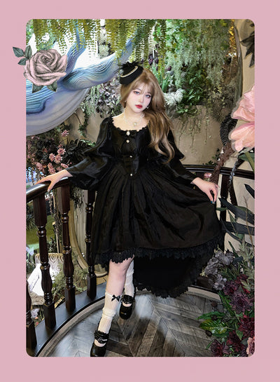 HardCandy~Plus Size Fishbone Birthday Lolita Dress   