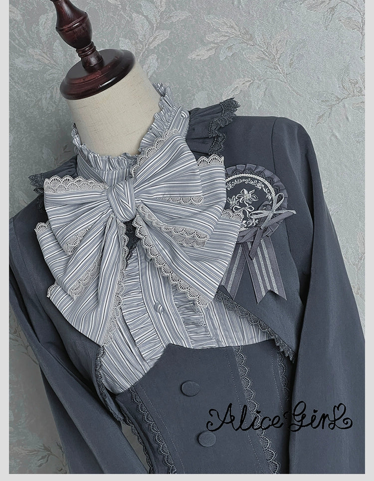 Alice Girl - Duke of Victoria - Classic Lolita SK & Overskirt Set 44092:794963