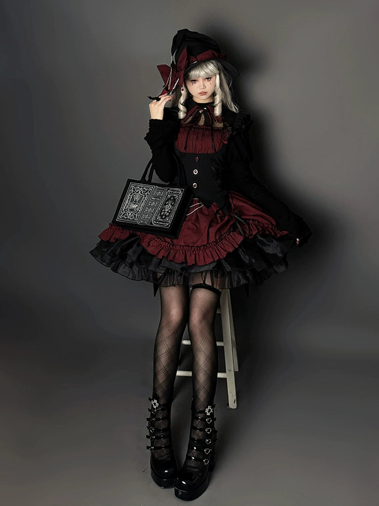 Alice Girl~Lolita Potion~Gothic Lolita Handbag Embroidered Lolita Black Bag   