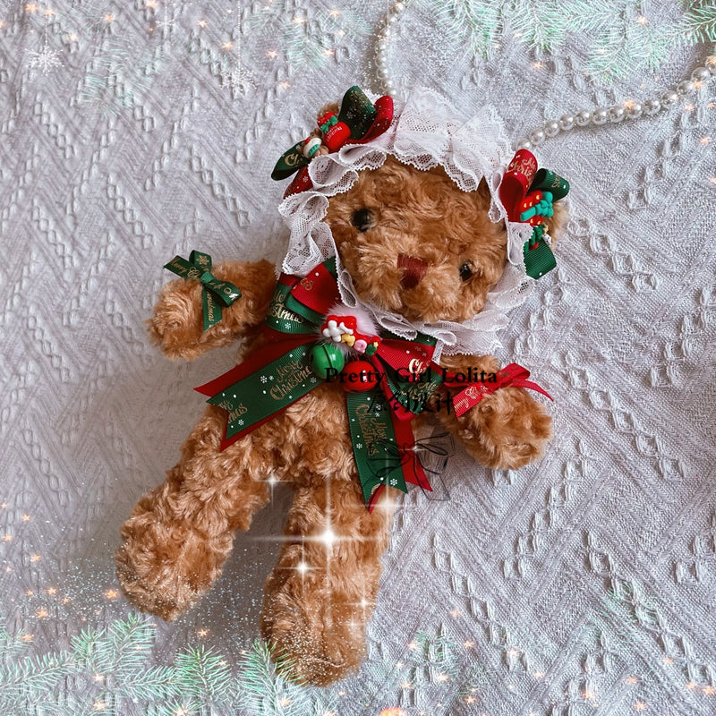Pretty Girl Lolita~Sweet Lolita Christmas Kids Adult Accessories 30cm bea rbag  